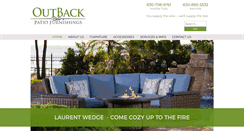 Desktop Screenshot of outbackpatiofurnishings.com